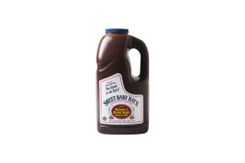 Brown Hickory BBQ Saus van Sweet baby Rays in grote fles voor horeca