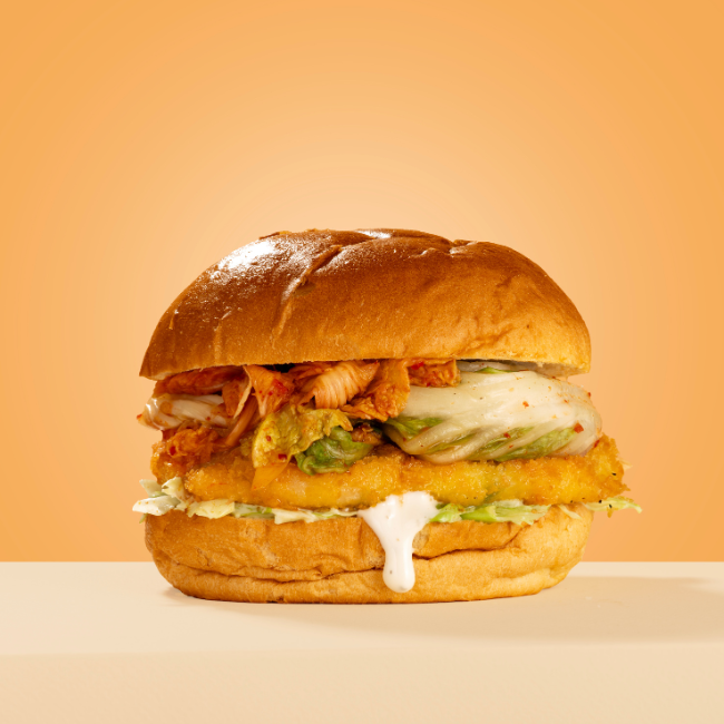 Louisiana Shrimp Burger - Ranch Dressing - LA Streetfood