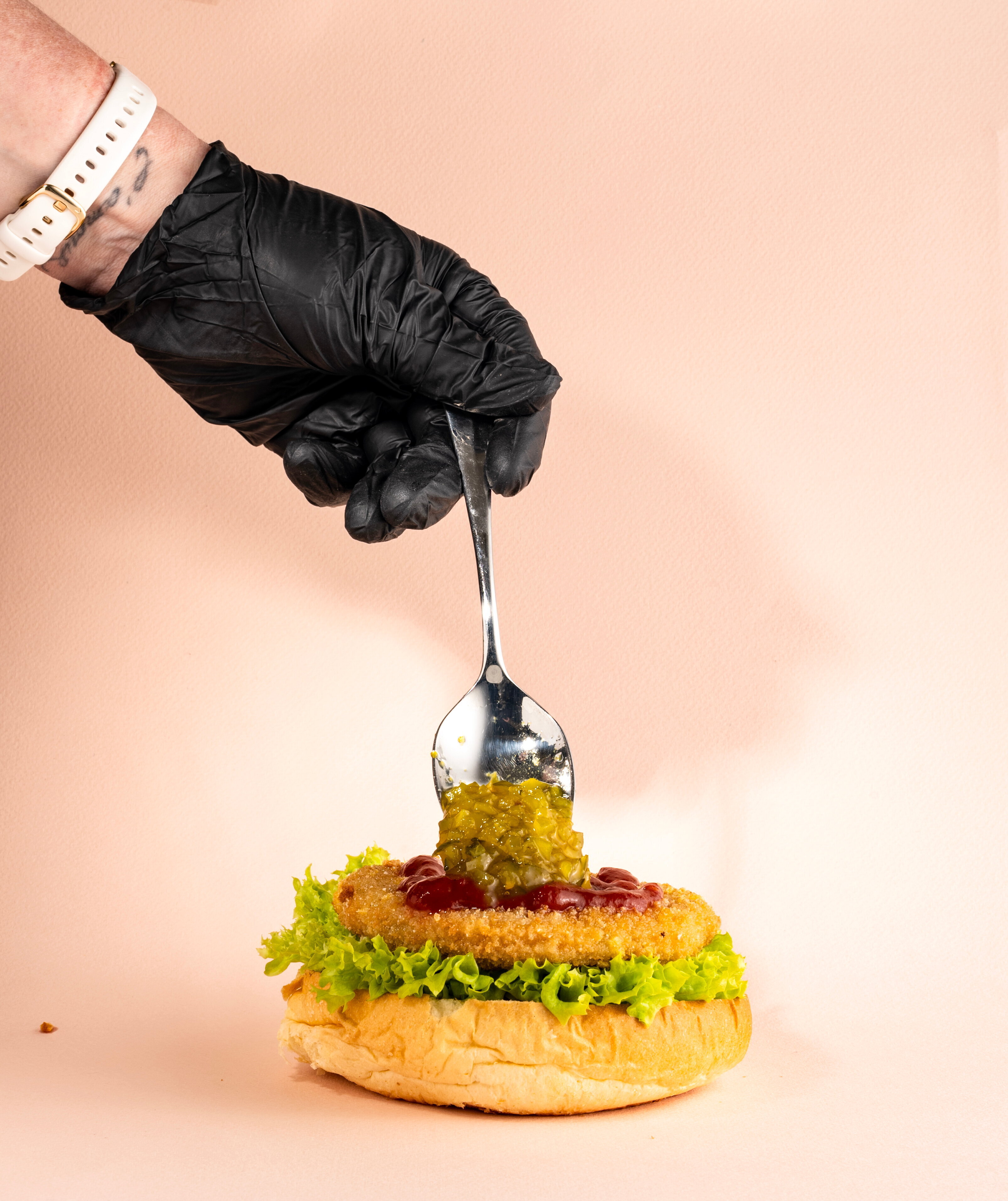 Vis en vegetarische burger | LA Streetfood