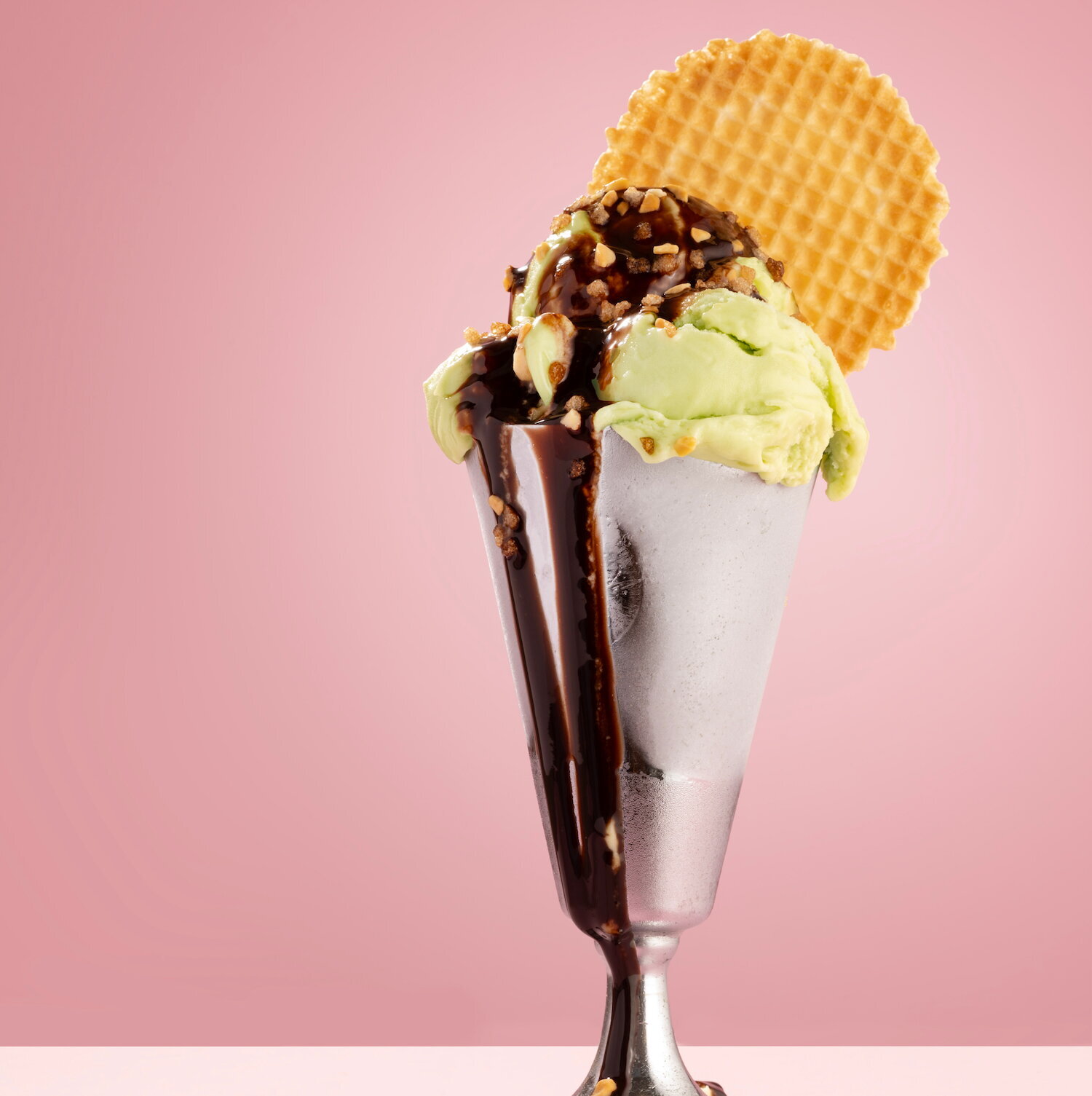 Avocado IJs Coupe - Chocolade Saus - LA Streetfood