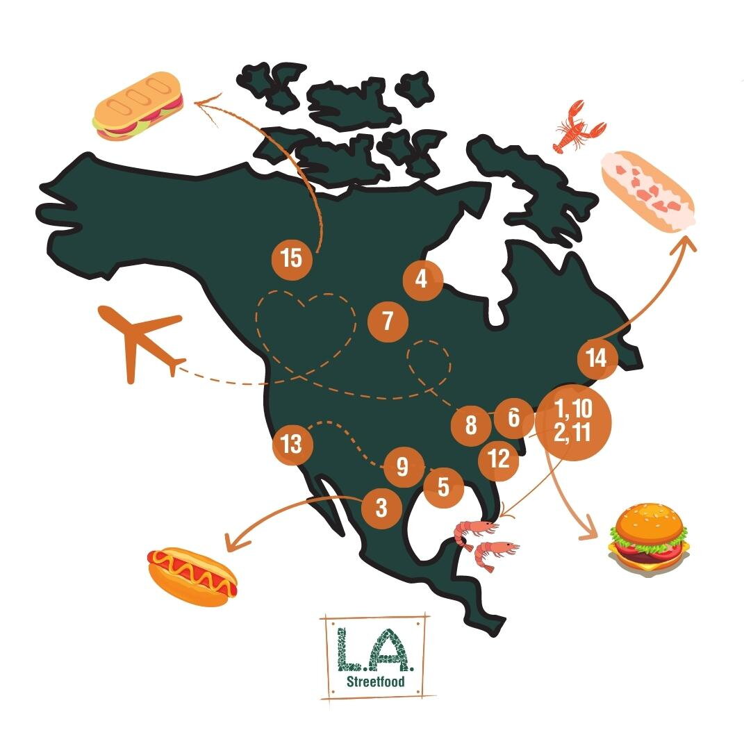 Best verkochte Amerikaanse broodjes | LA Streetfood