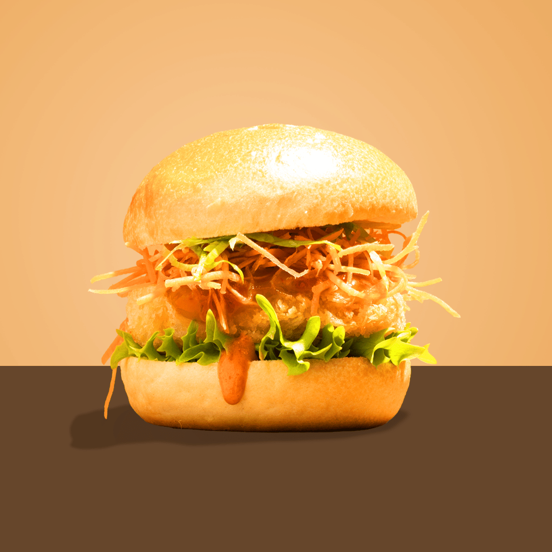 Mini Louisiana Shrimpburger - LA Streetfood - Serving