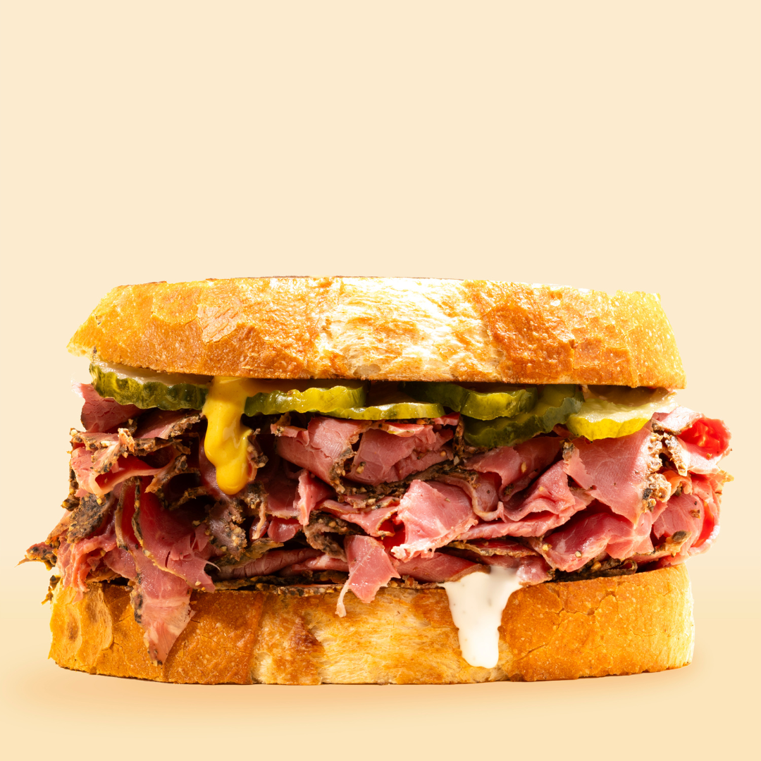 American Dill Pickles pastrami sandwich | LA Streetfood