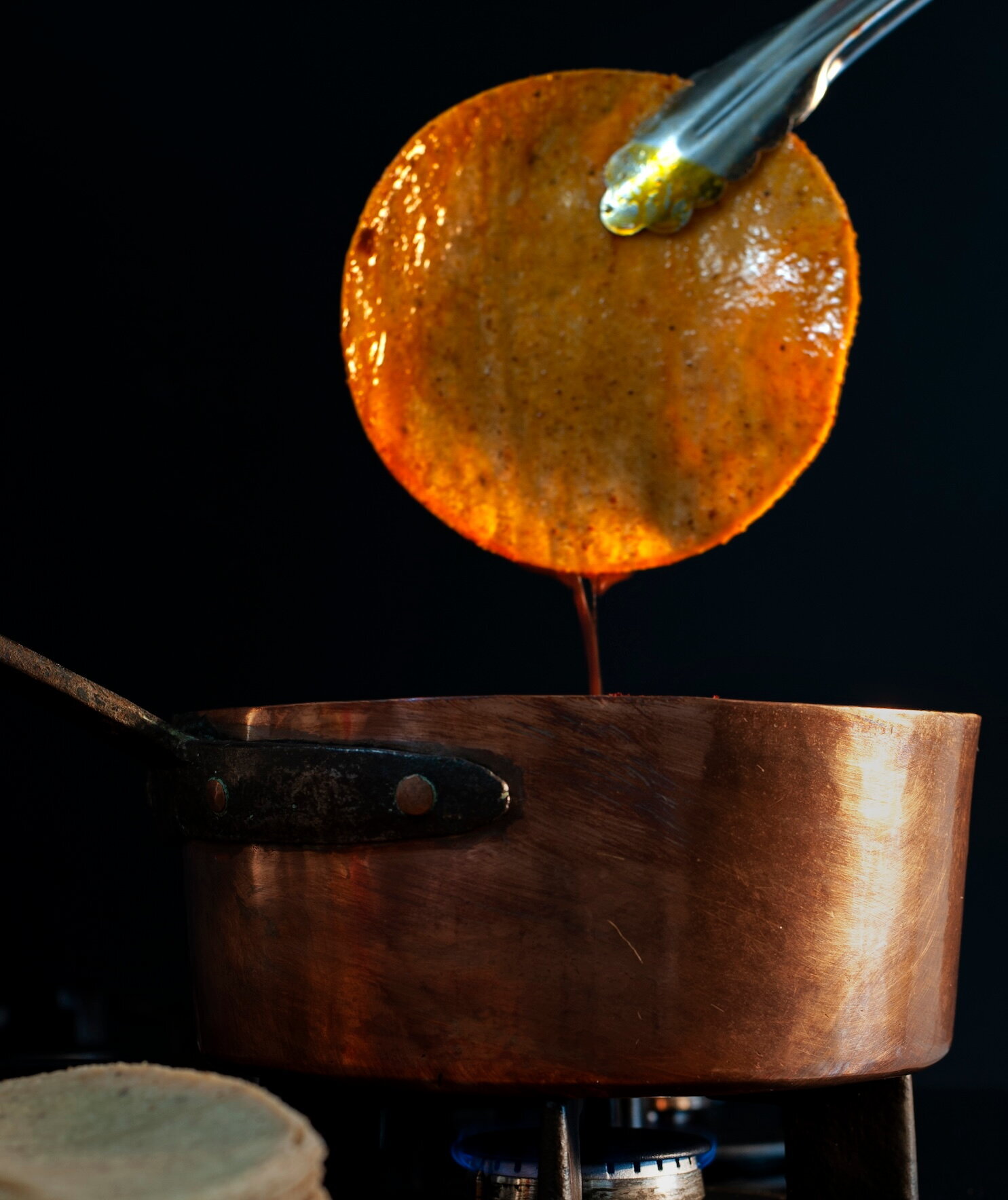 Birria Taco Consommé - Dip in pan - LA Streetfood