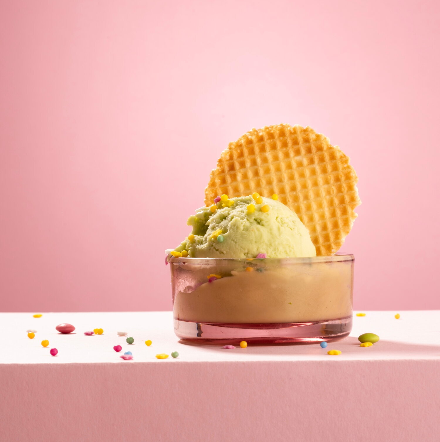 Avocado IJs - Roze Achtergrond - LA Streetfood