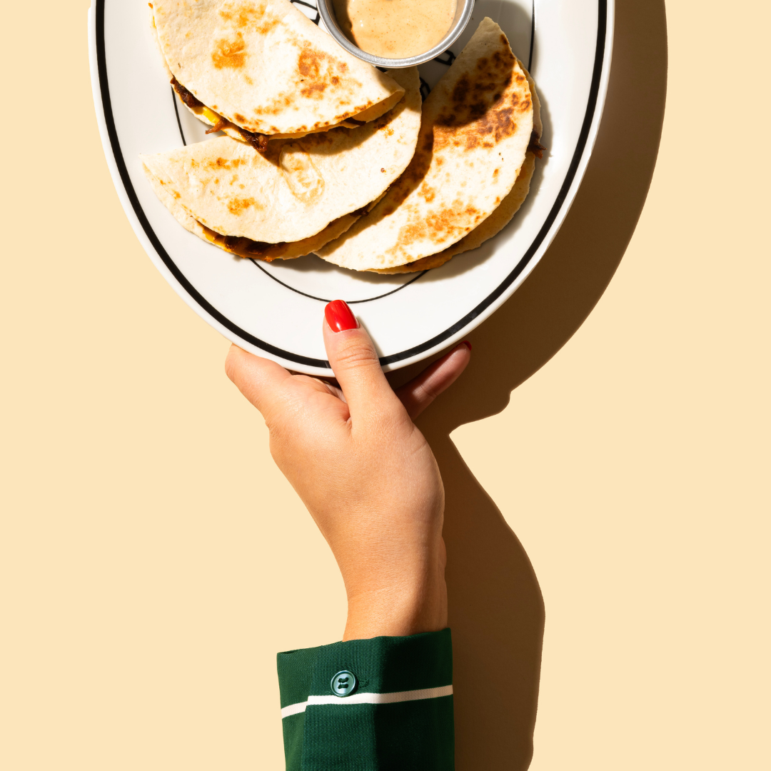 Fable Pulled Shiitake | Cajun Queso Taco