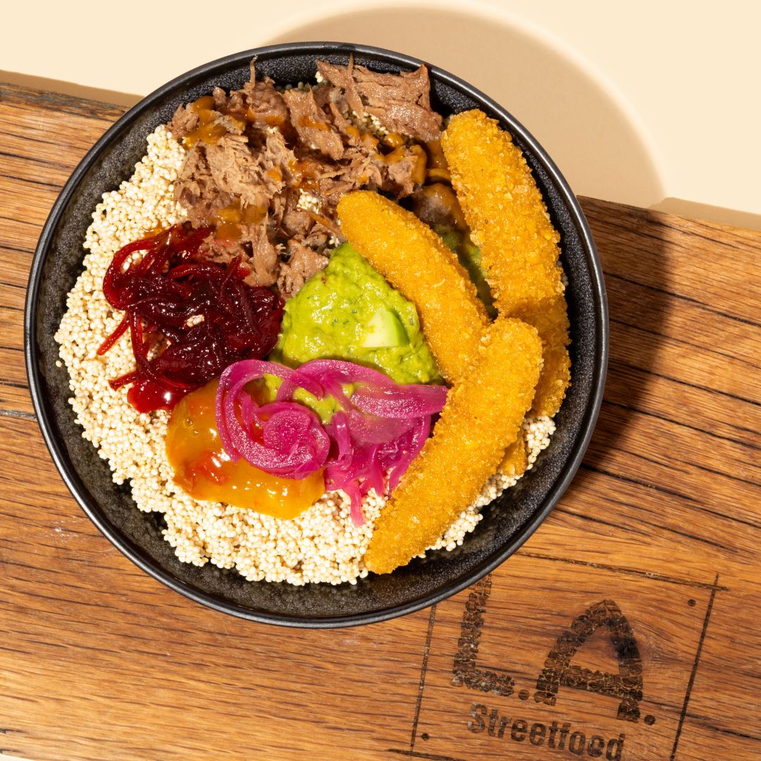 Pulled shiitake bowl | LA Streetfood