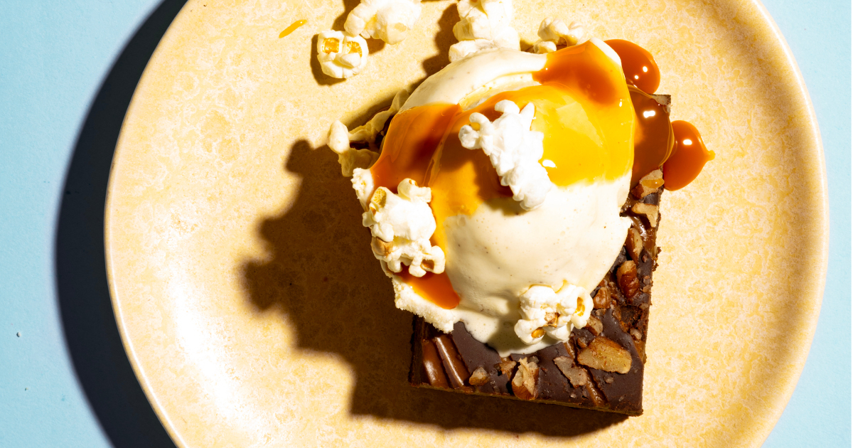 Recette: Fudge Brownie Popcorn | LA Streetfood | L.A. Foods BV