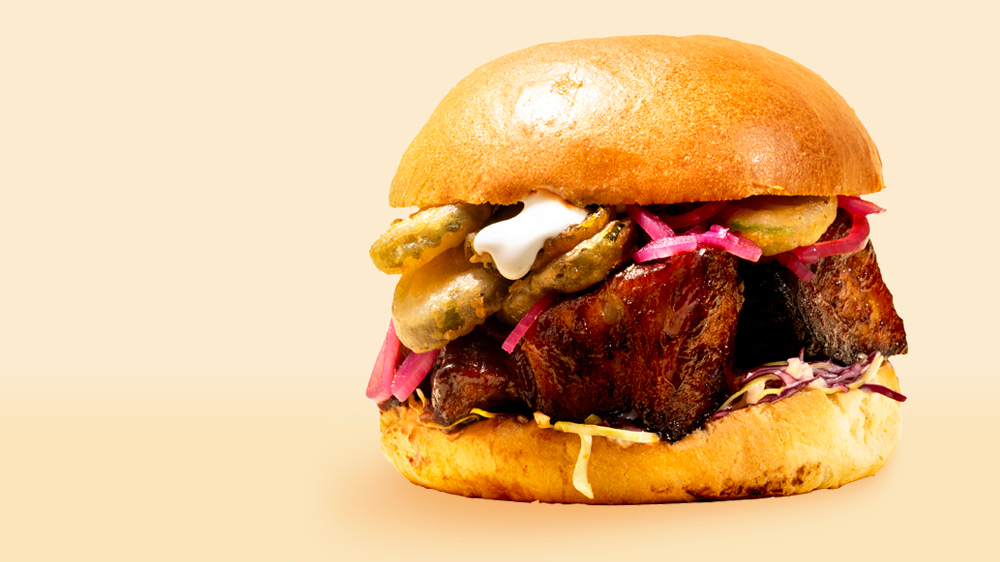 Burnt Ends BBQ Sandwich | LA Streetfood