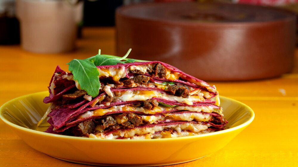 Texmex Vegan Quesadilla | LA Streetfood