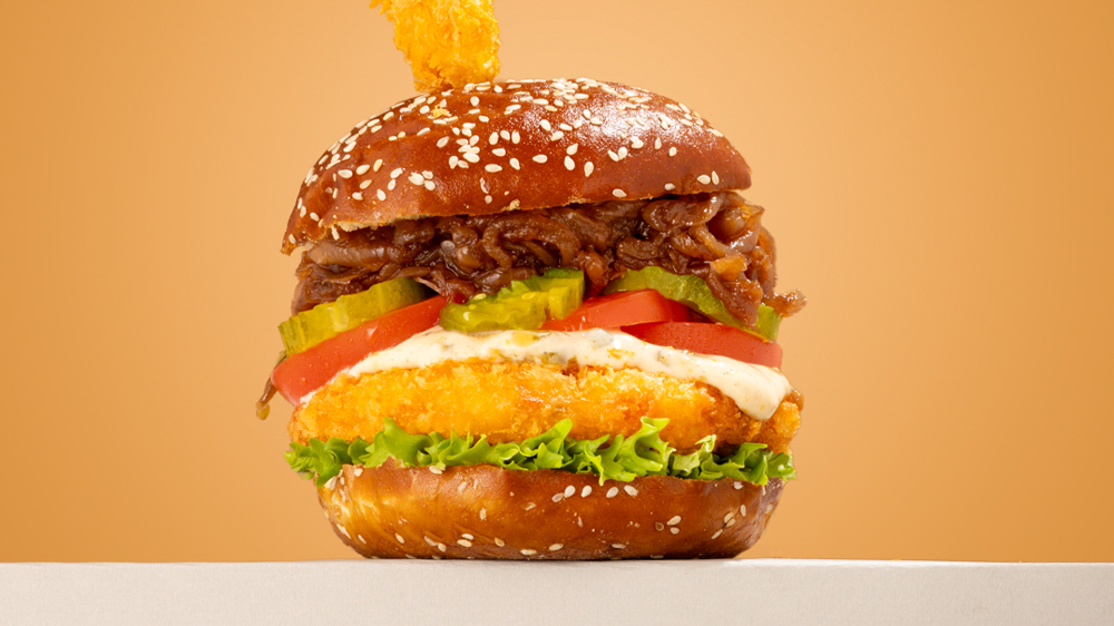 Southern Cajun Shrimp Burger | LA Streetfood