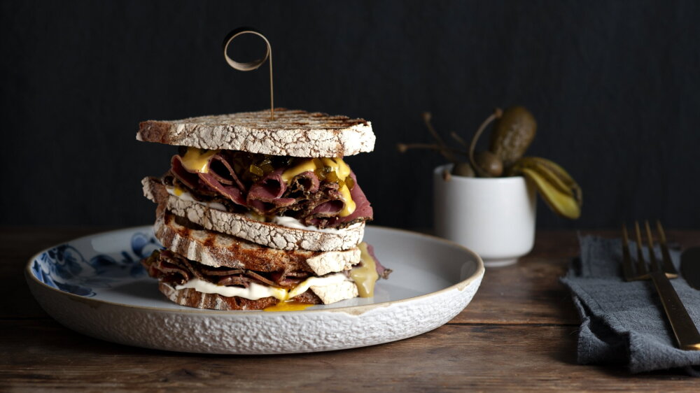 Pastrami sandwich NY Deli stijl | LA Streetfood