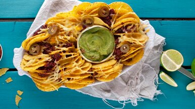 Vegan Nachos met vegan strooikaas | LA Streetfood