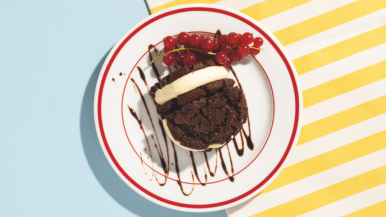 Dessert américain à base de sandwich à la crème glacée | LA Streetfood