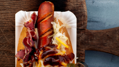 Pastrami Hotdog | LA Streetfood