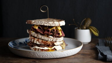 Pastrami sandwich NY Deli stijl | LA Streetfood
