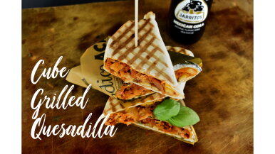 Hoe maak je Cube Grilled Quesadillas?