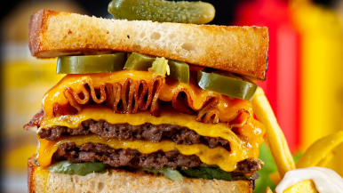 Patty Melt Hamburger Tosti | LA Streetfood