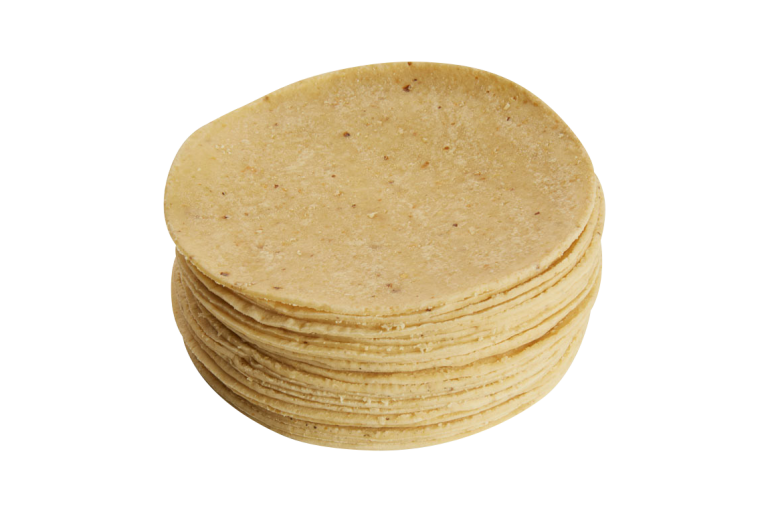 mais tortilla's op elkaar gestapeld