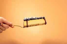 Baked Cheesecake Bosbessen nagerecht horeca | LA Streetfood
