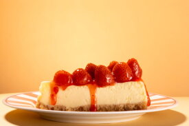 Baked Cheesecake aardbei nagerecht horeca | LA Streetfood