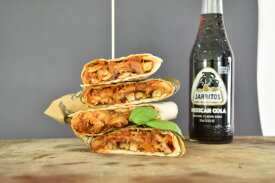 Burrito wrap tortilla met kip | LA Streetfood