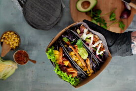 Zwarte tortilla's voor de horeca | LA Streetfood
