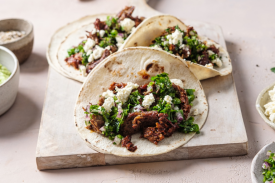 Pulled Shiitake riblet tacos | LA Streetfood