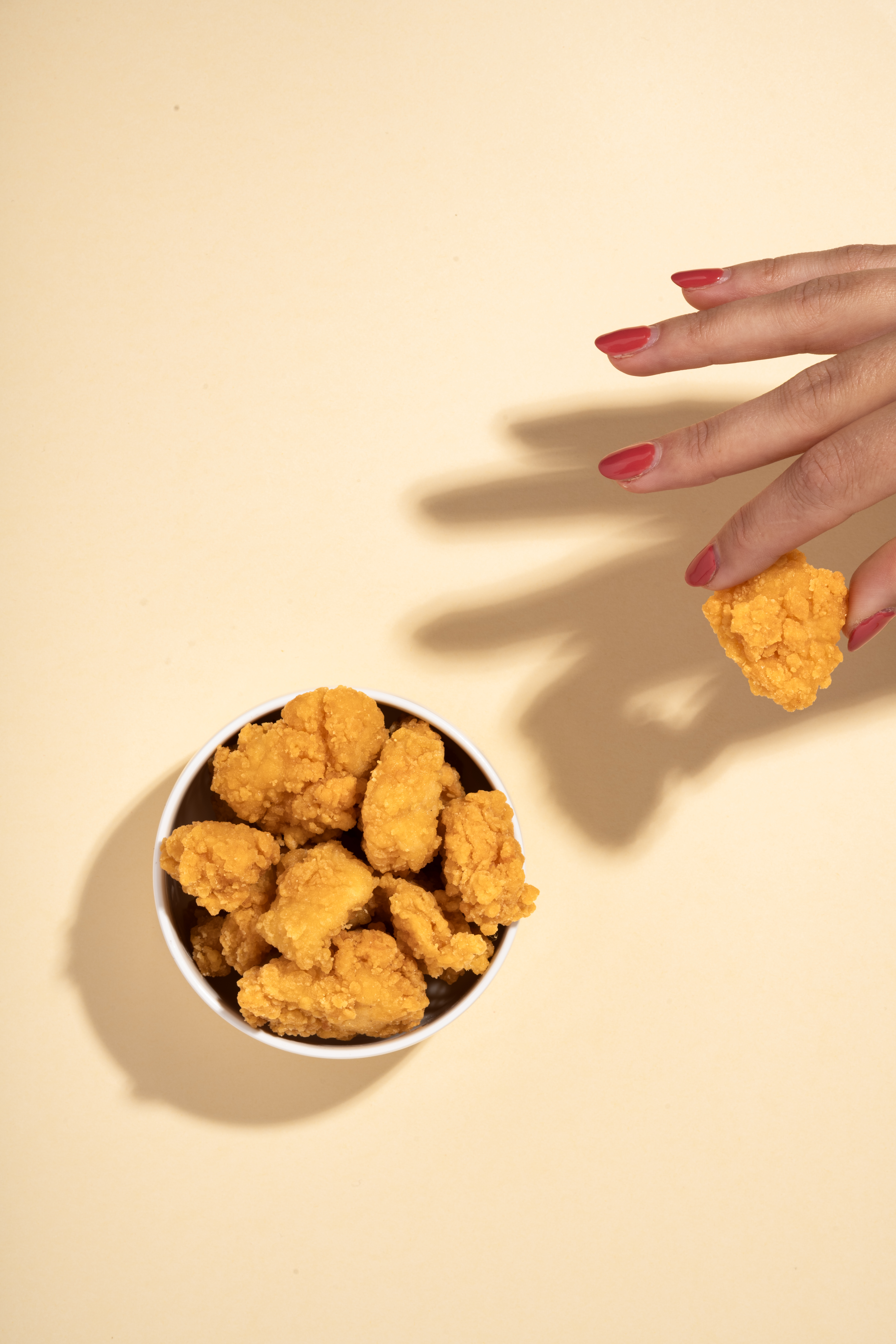 Chicken Popcorn: knusprige H&auml;hnchenbites aus der Fritteuse