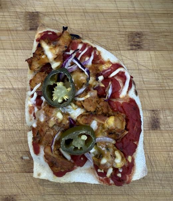 Pinsa Chicken Tinga