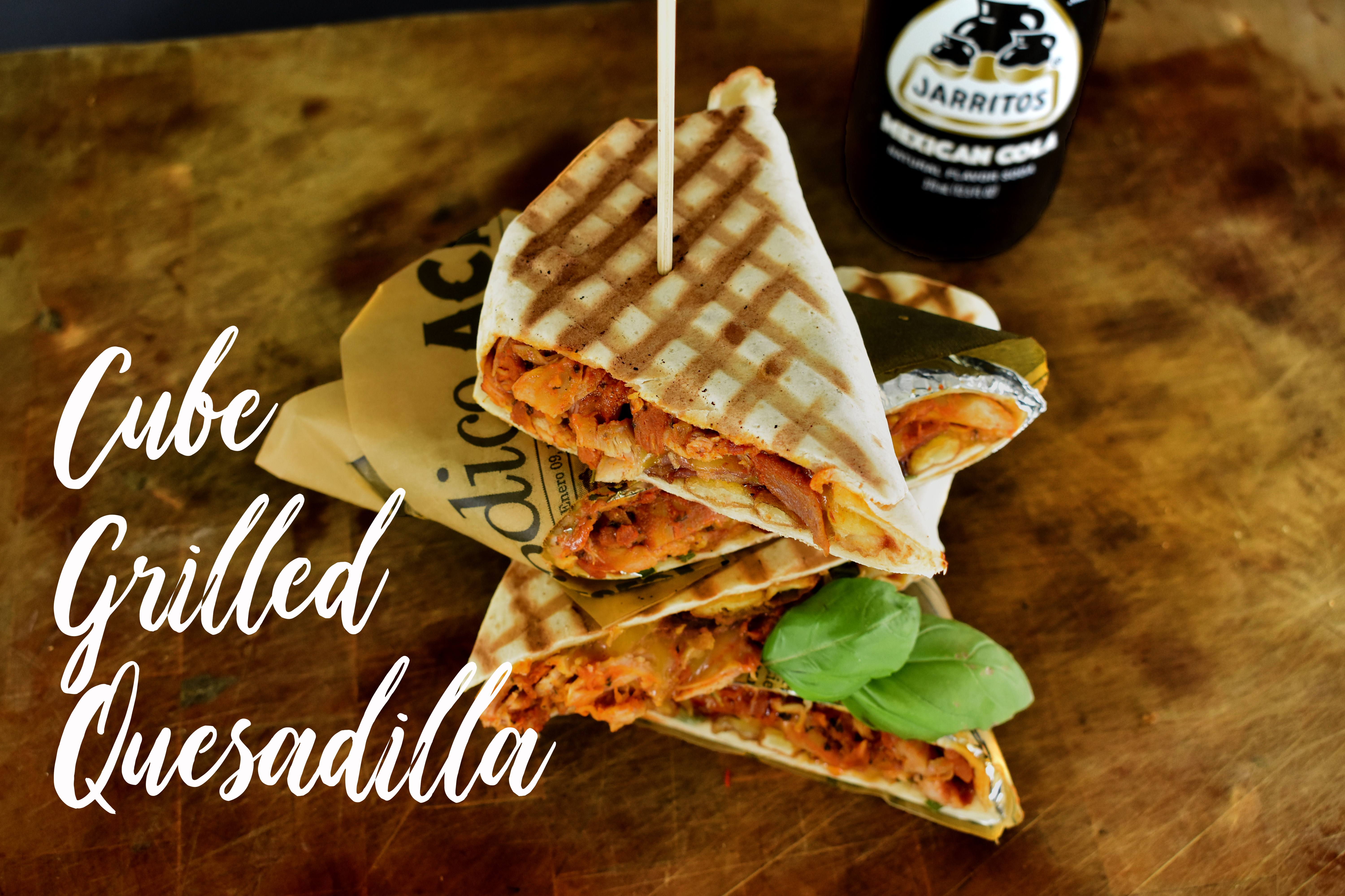 cube grillen quesadilla recept voor horeca