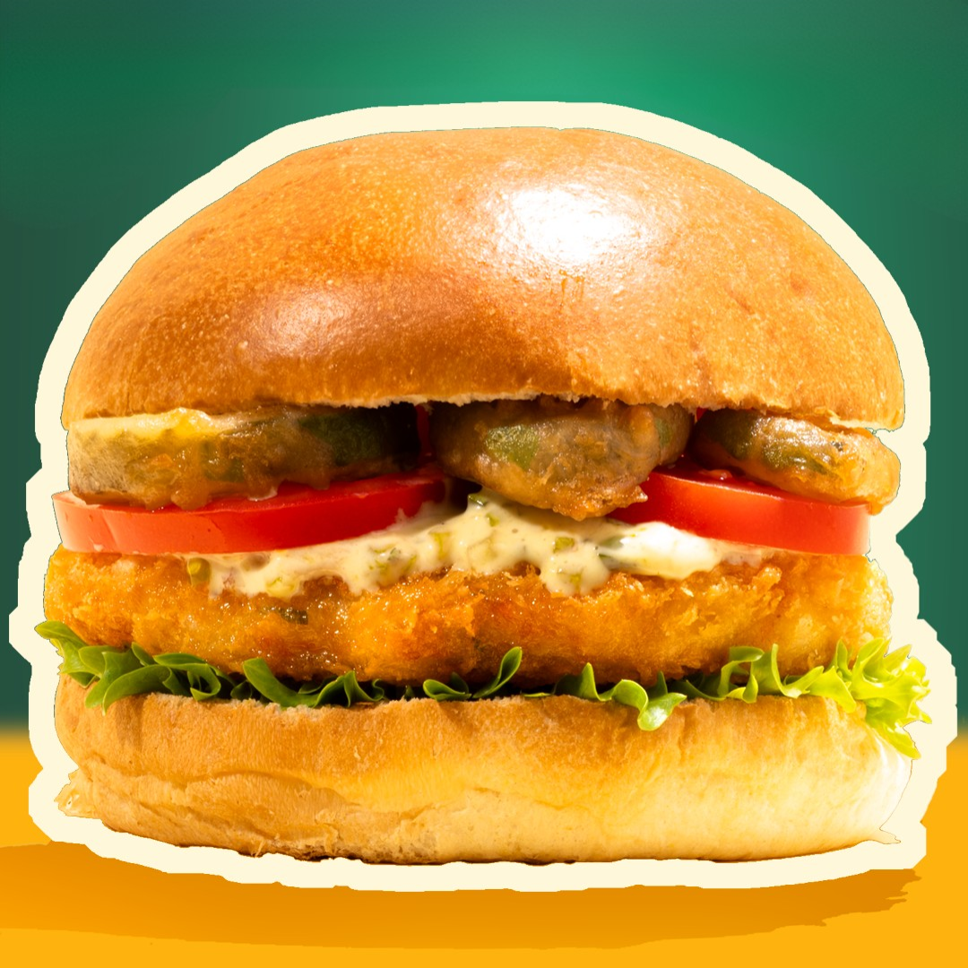 Burger met de original fried pickle | LA Streetfood