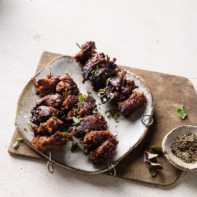 Shiitake Yakitori spies | LA Streetfood | borrel hapjes zomer
