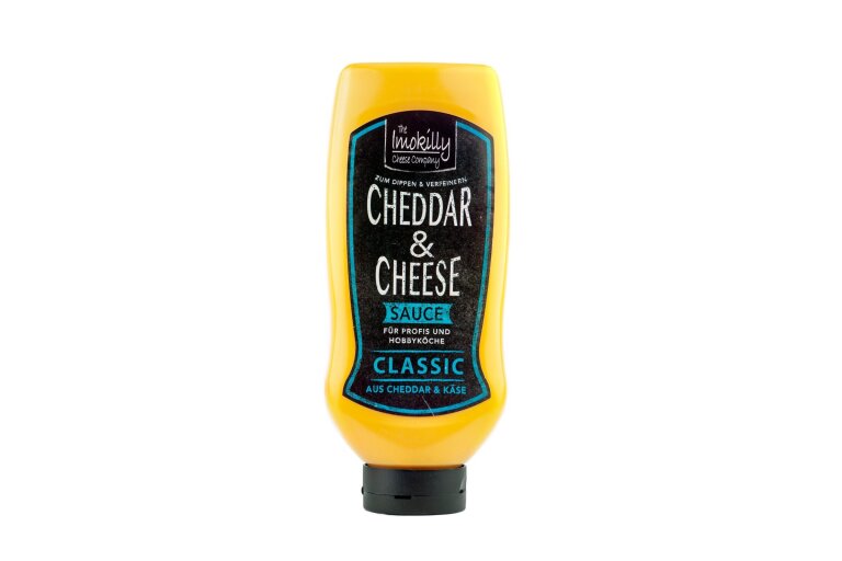 Cheddar cheese sauce squeeze bottle for nacho and burger | LA Streetfood