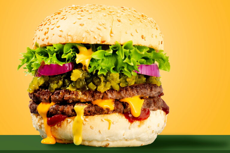 Smashburger with Tomato Relish | LA Streetfood