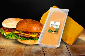 Irish cheese slices for burgers | LA Streetfood