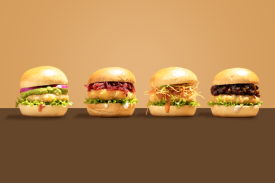 Variations mini shrimp burgers | LA Streetfood