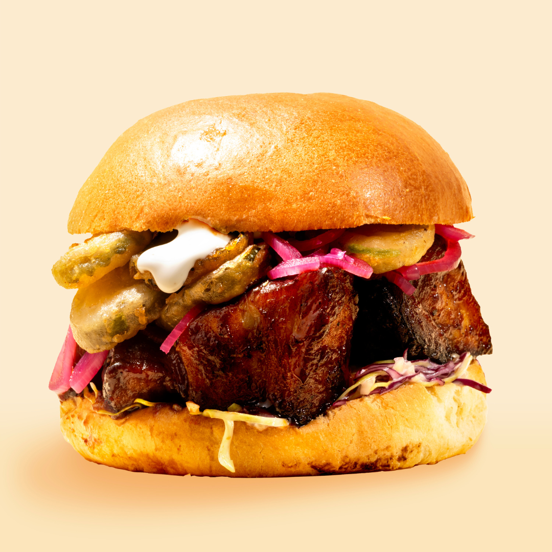 Pork Belly Burnt Ends Sandwich | LA Streetfood