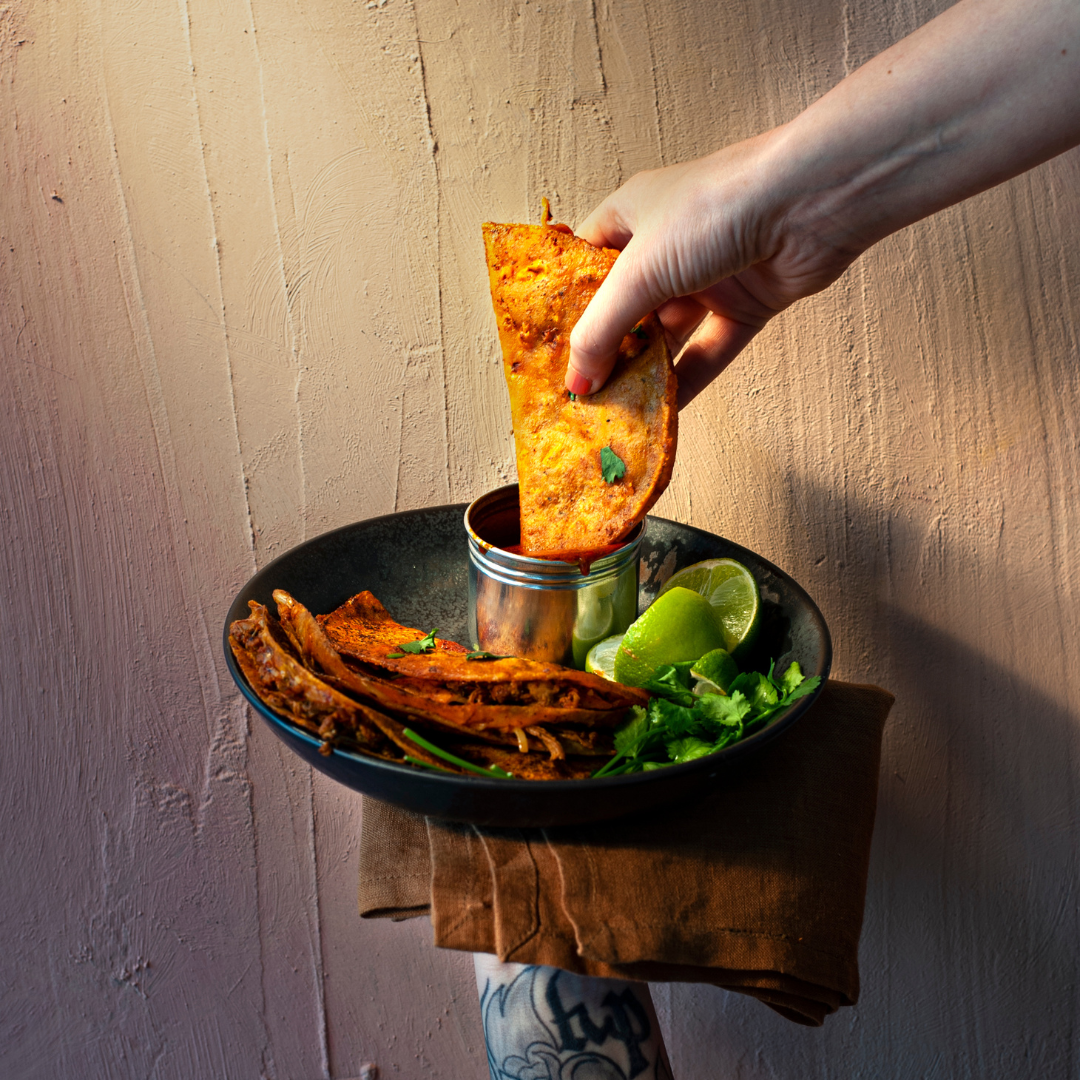 Birria taco in dip | LA Streetfood