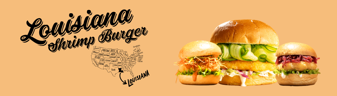 Louisiana Shrimp burger | LA Streetfood