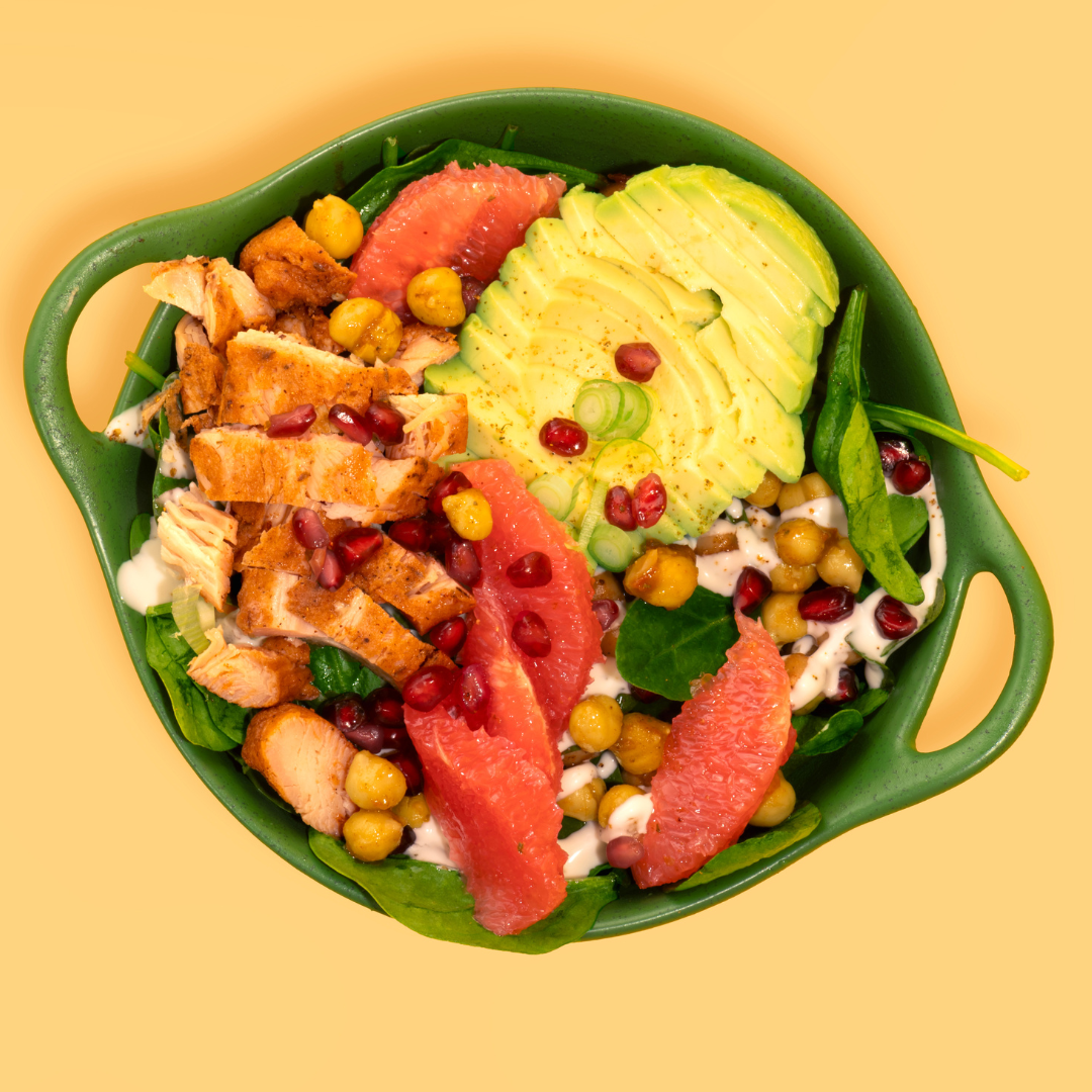 Citrus & Chicken Power Salade | LA Streetfood