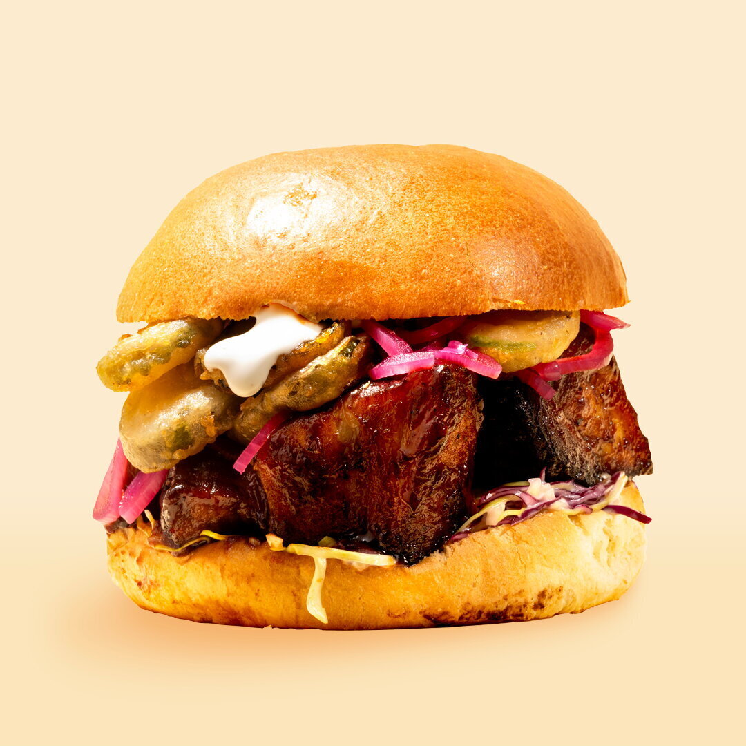 Pork Belly Burnt Ends Sandwich | LA Streetfood