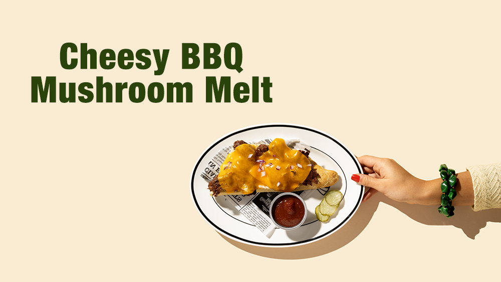 Cheese BBQ Mushroom Melt | LA Streetfood