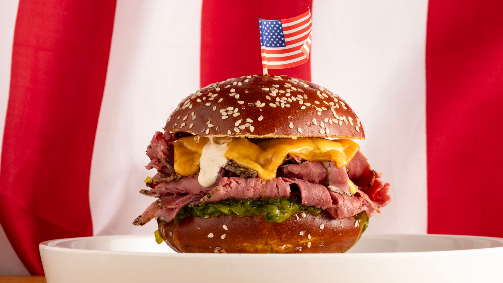 Pastrami Melt Sandwich