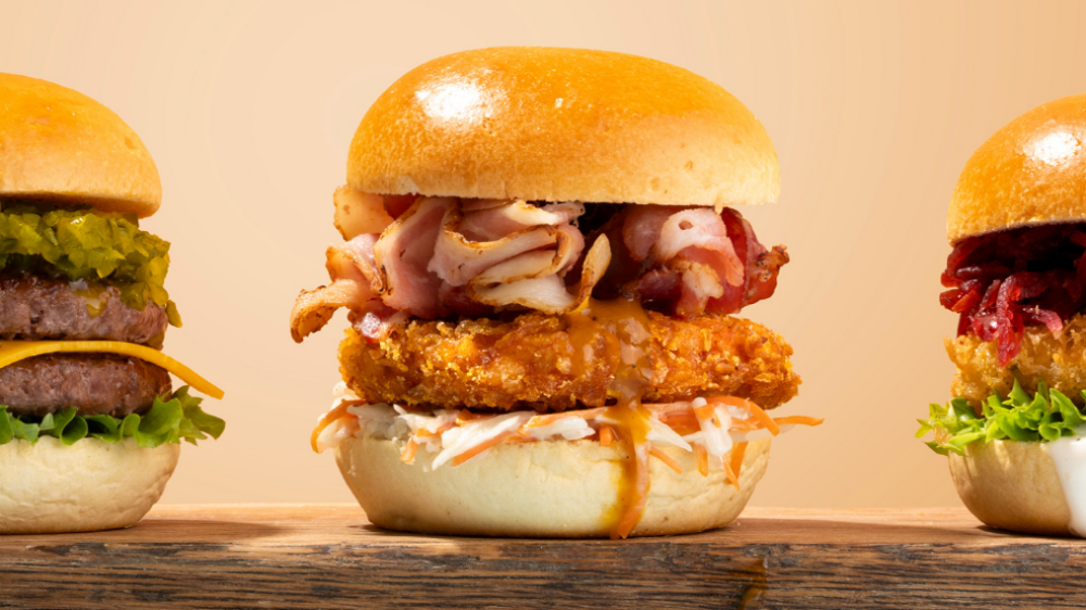 Mini Crunchy Chicken Burger | LA Streetfood