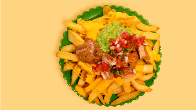 Loaded Fries with Rotisserie Chicken Recipe | LA Streetfood