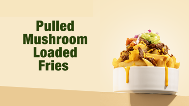 Pulled Mushroom Loaded Fries | LA Streetfood