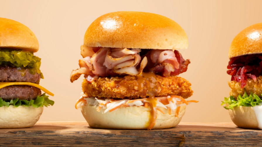 Mini Crunchy Chicken Burger | LA Streetfood