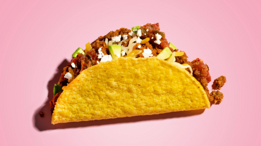 Poncho Hardshell Gringo Beef Taco | LA Streetfood