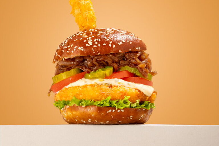 Southern Cajun Shrimp Burger | LA Streetfood